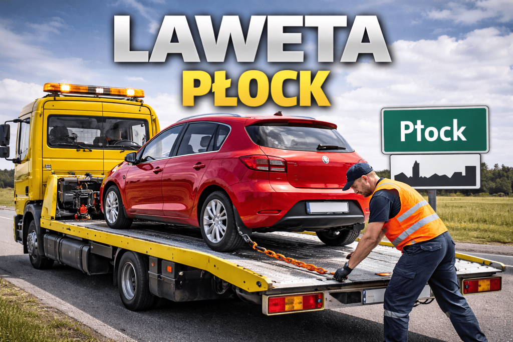 mobilny mechanik płock, pomoc drogowa płock, laweta płock