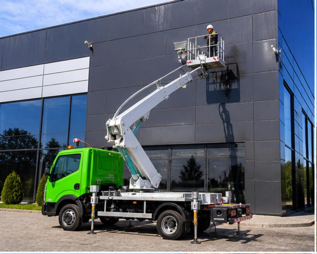 podnośnik koszowy płock, prace dekarskie, instalacje konstrukcji, montaż reklam i banerów, usuwanie gałęzi, usługi podnośnikiem koszowym, podnośnik płock